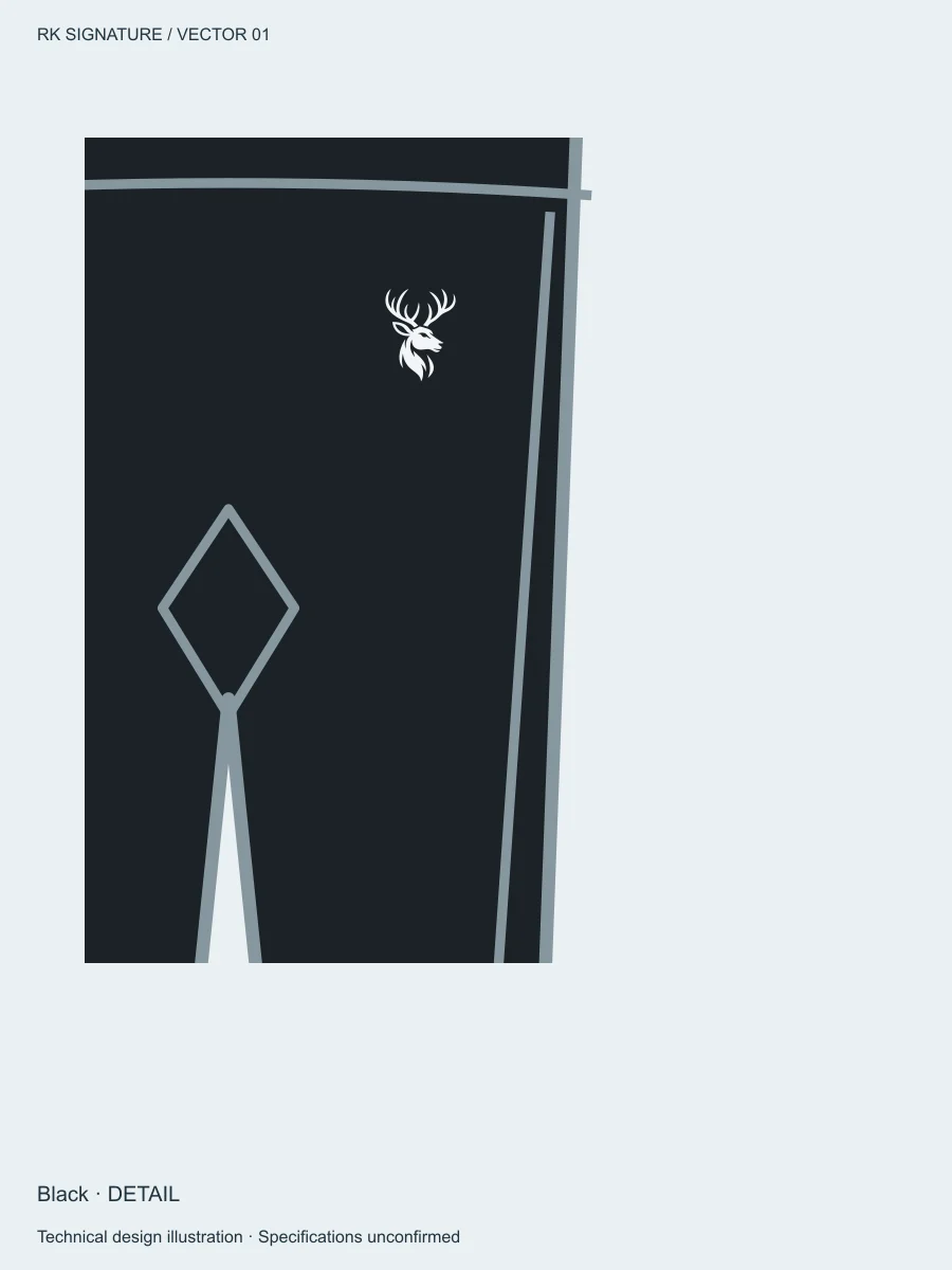 Women’s Flow 7/8 Studio Legging — Black, Detail view