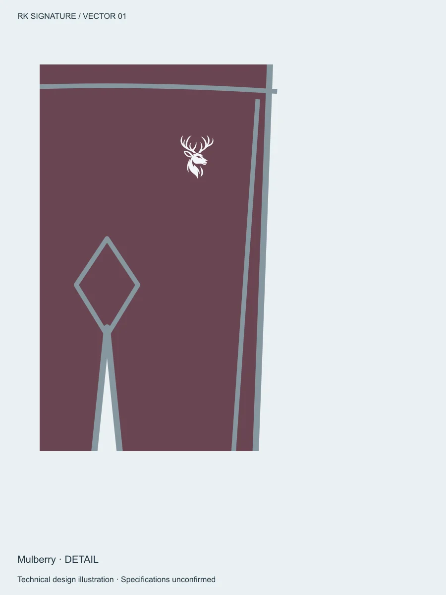 Women’s Flow 7/8 Studio Legging — Mulberry, Detail view