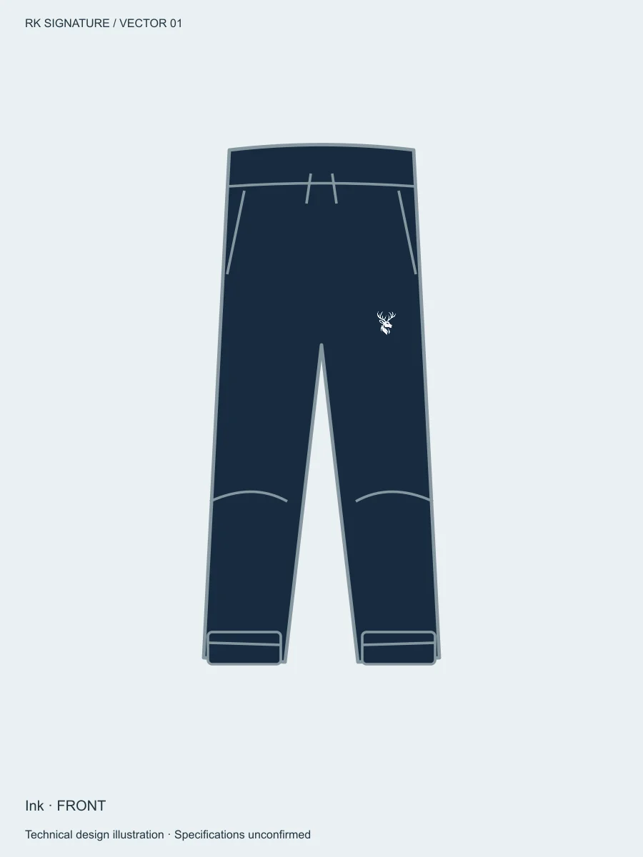 Women’s Traverse High-Rise Training Jogger — Ink in Ink, front view