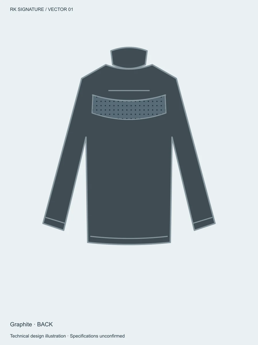 Women’s Traverse Training Jacket — Graphite, Back view