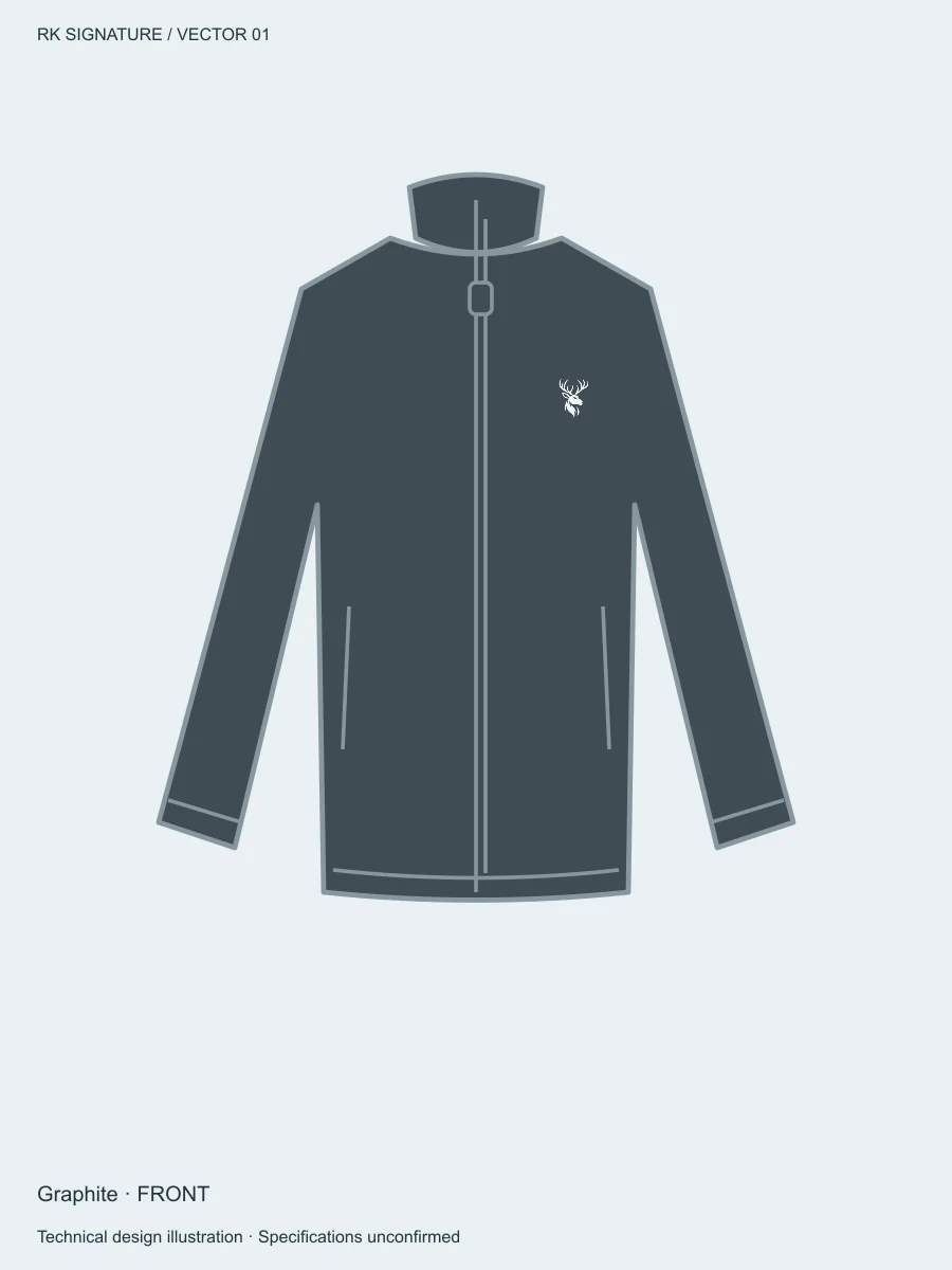 Women’s Traverse Training Jacket — Graphite in Graphite, front view