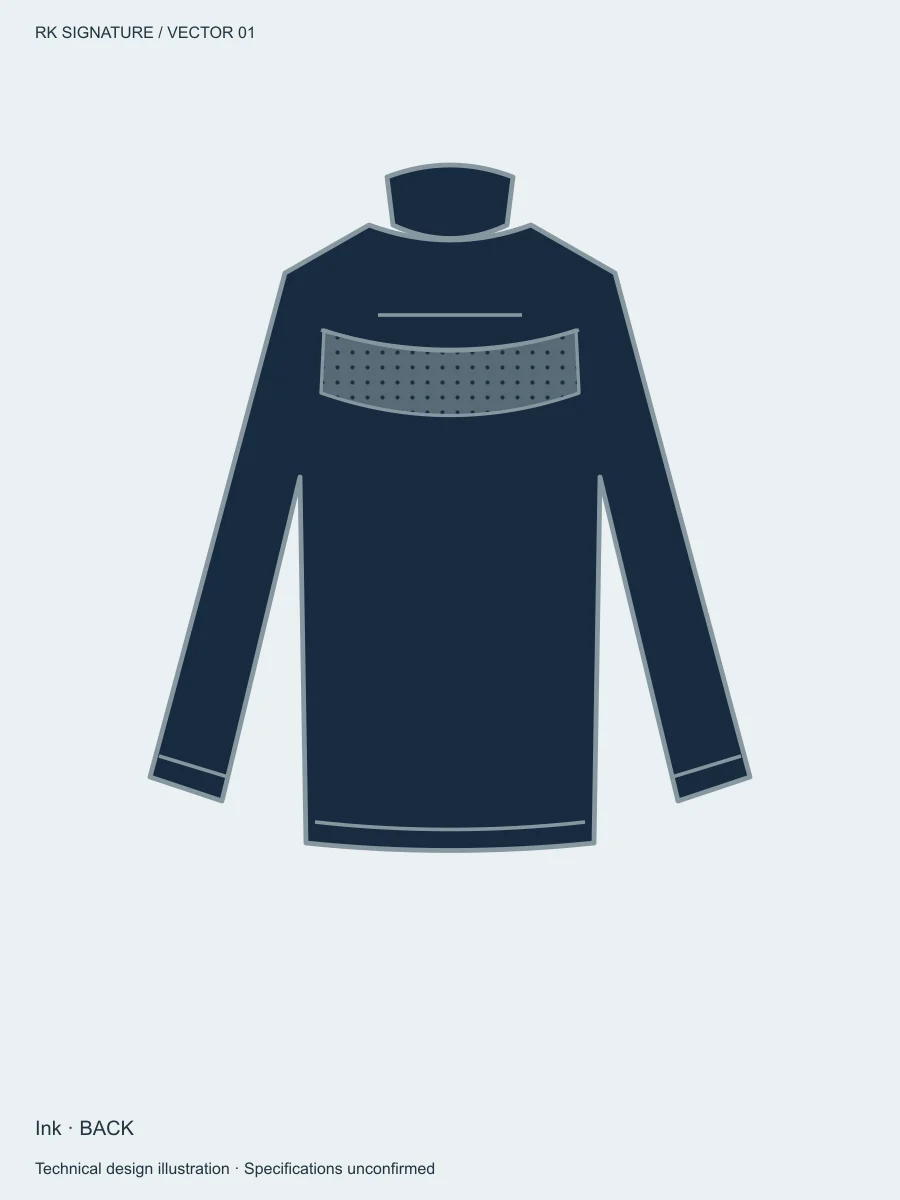 Women’s Traverse Training Jacket — Ink, Back view